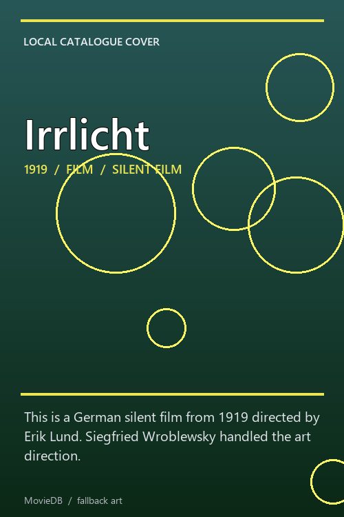 Irrlicht poster