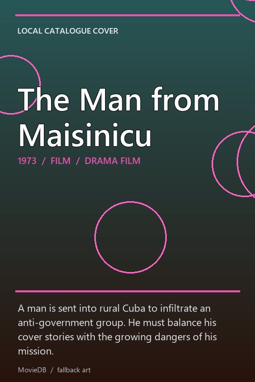 The Man from Maisinicu poster