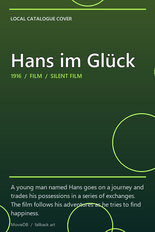Hans im Glück poster