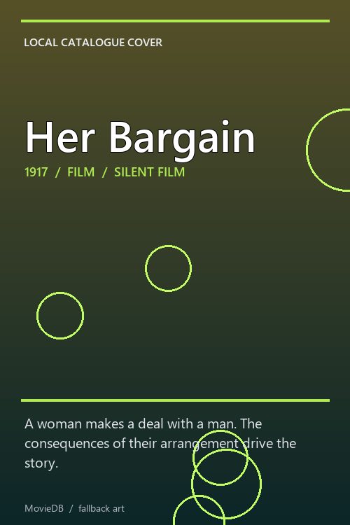 Her Bargain poster