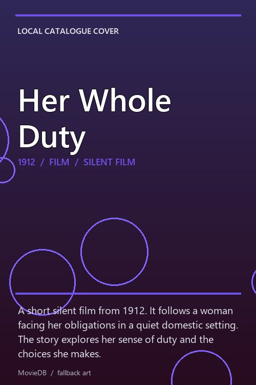 Her Whole Duty poster
