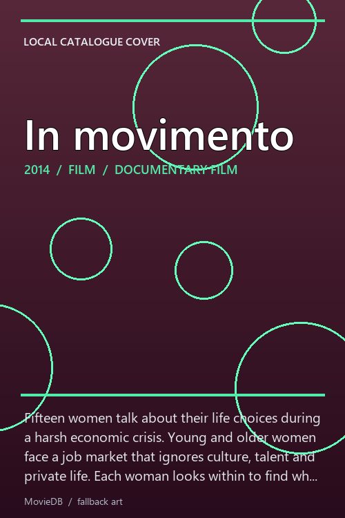 In movimento poster