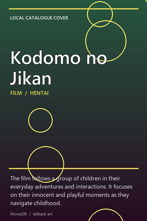 Kodomo no Jikan poster