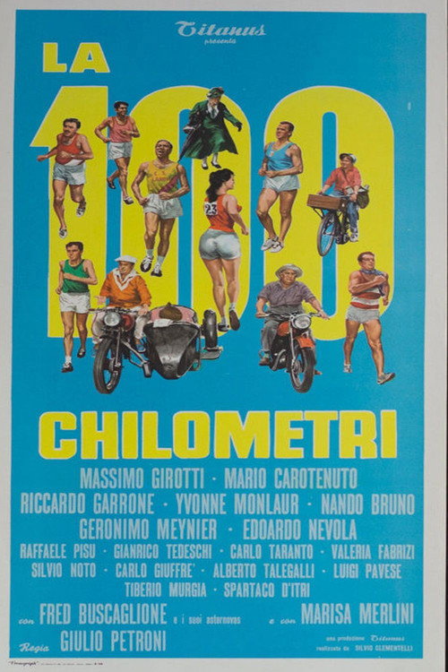 The 100 kilometer race poster