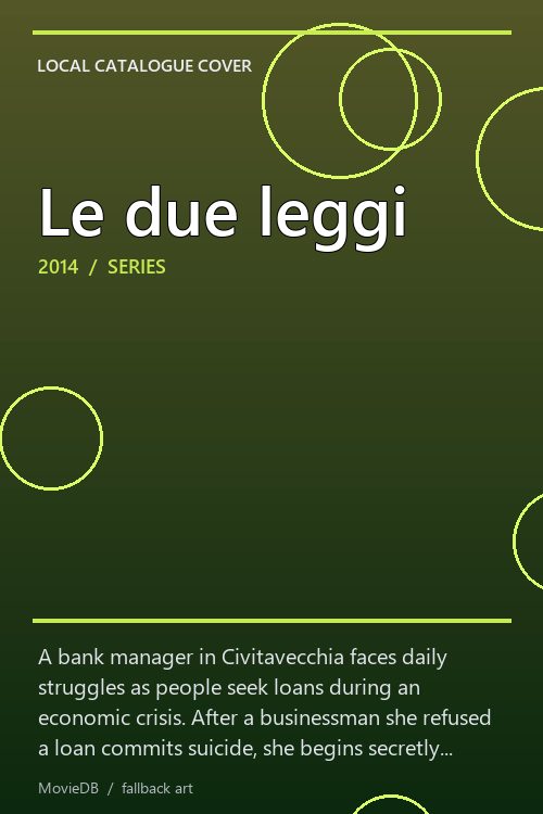 Le due leggi poster