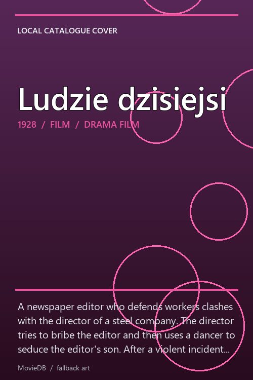 Ludzie dzisiejsi poster