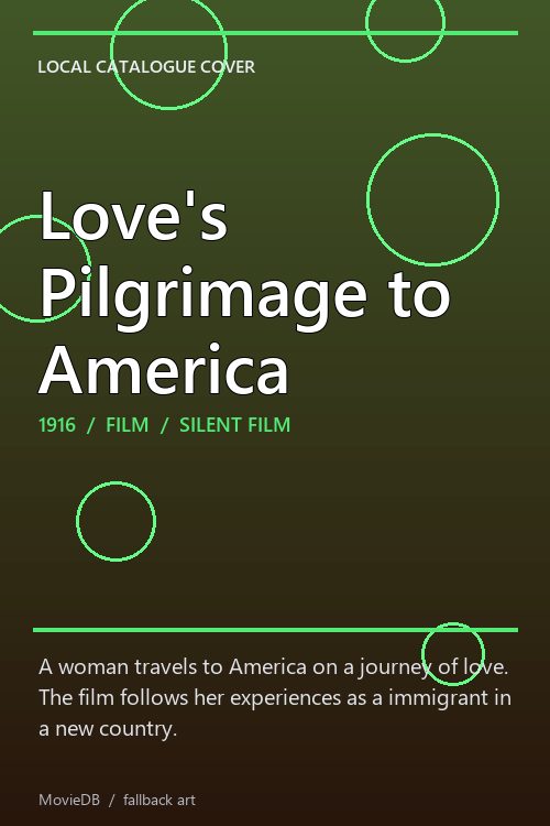 Love's Pilgrimage to America poster
