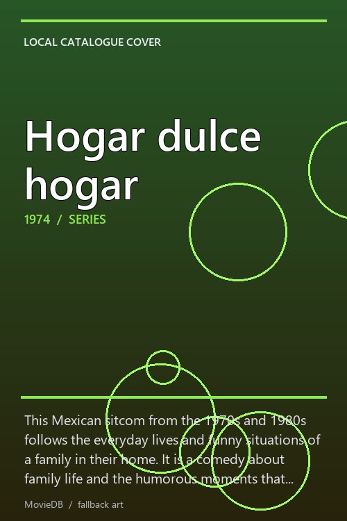 Hogar dulce hogar poster