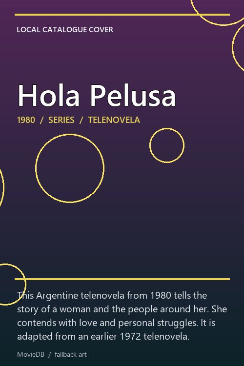 Hola Pelusa poster
