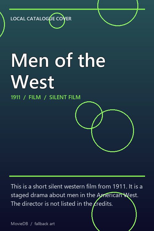 Men of the West poster