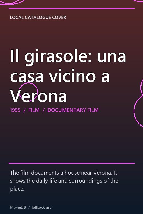 Il girasole: una casa vicino a Verona poster