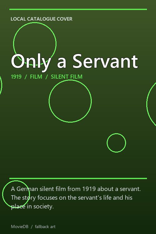 Only a Servant poster