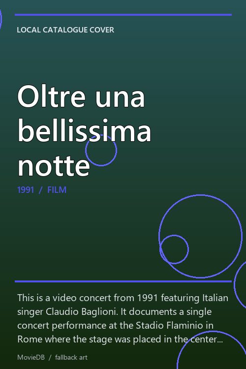 Oltre una bellissima notte poster