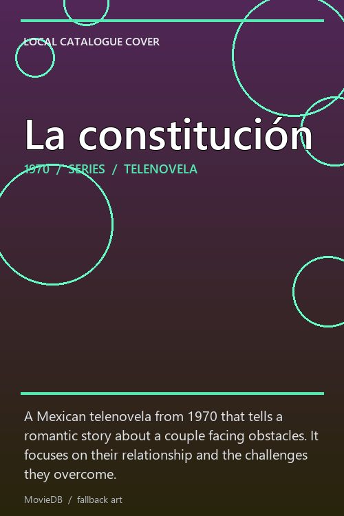 La constitución poster