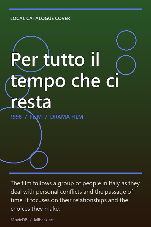 Per tutto il tempo che ci resta poster