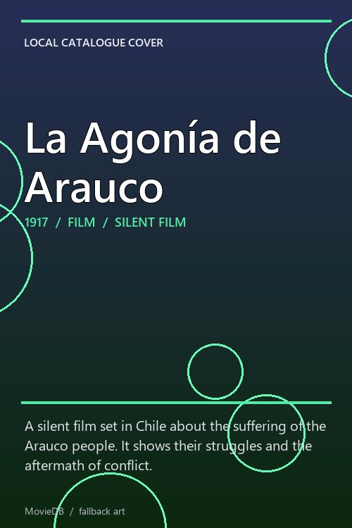 La Agonía de Arauco poster