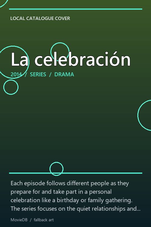 La celebración poster