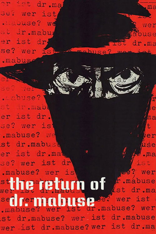 The Return of Doctor Mabuse poster