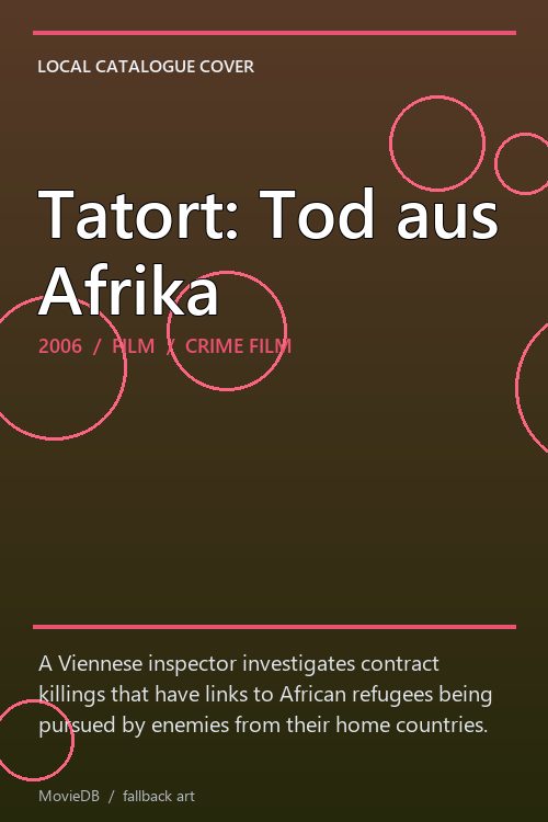 Tatort: Tod aus Afrika poster