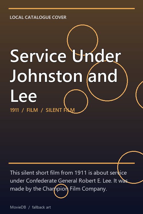 Service Under Johnston and Lee poster