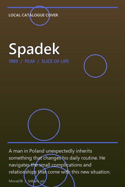 Spadek poster