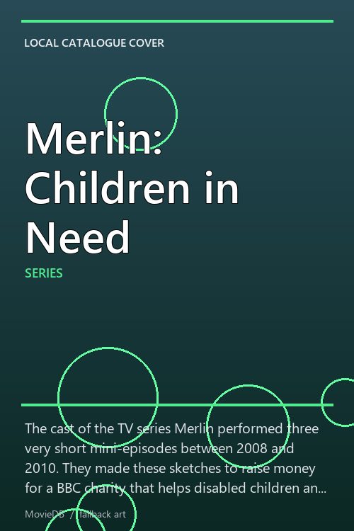 Merlin: Children in Need poster
