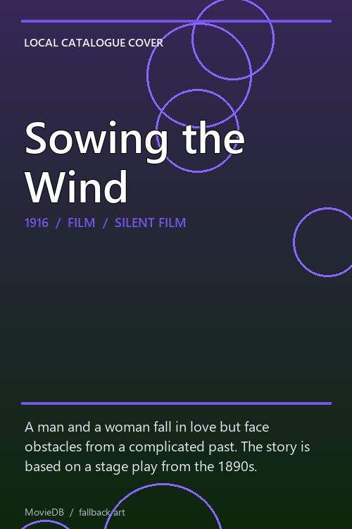 Sowing the Wind poster