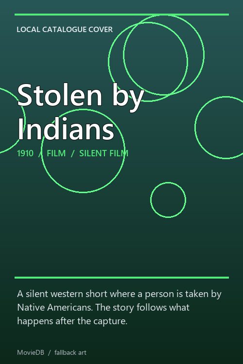 Stolen by Indians poster