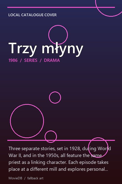 Trzy młyny poster