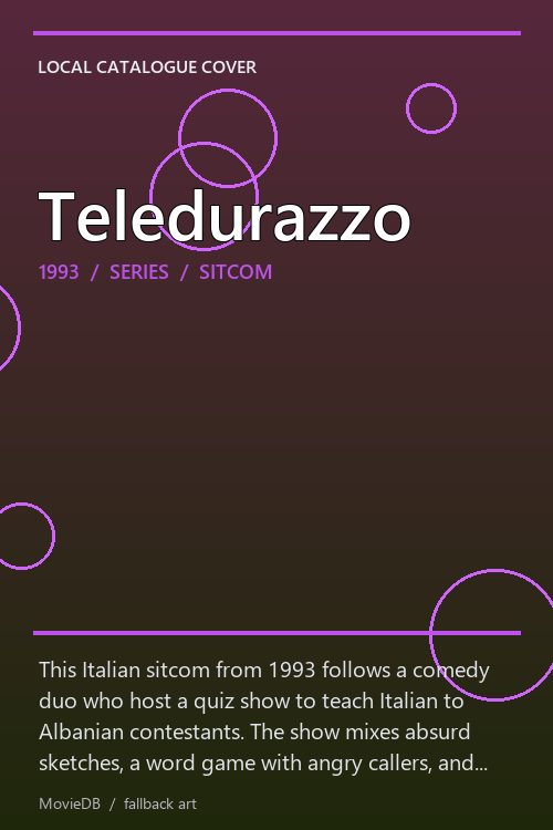 Teledurazzo poster