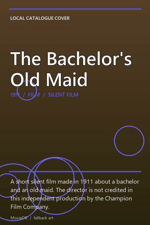The Bachelor's Old Maid poster