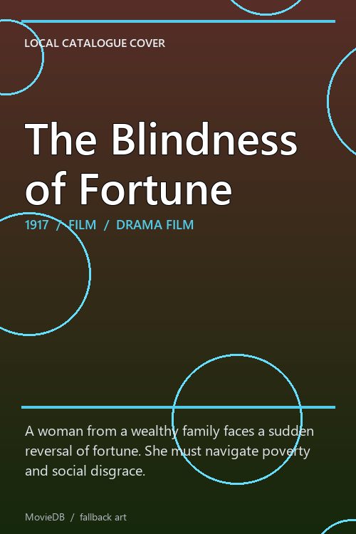 The Blindness of Fortune poster