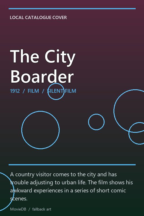 The City Boarder poster