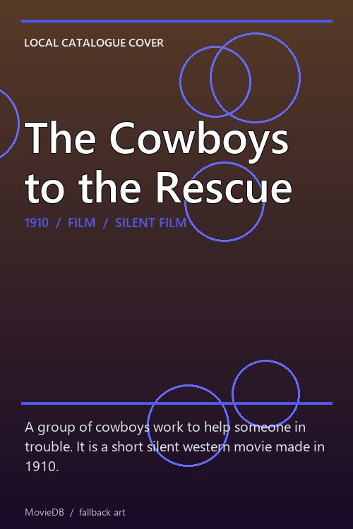 The Cowboys to the Rescue poster