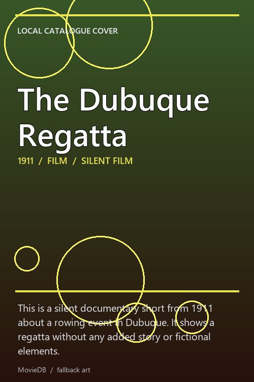The Dubuque Regatta poster