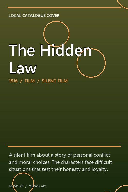 The Hidden Law poster