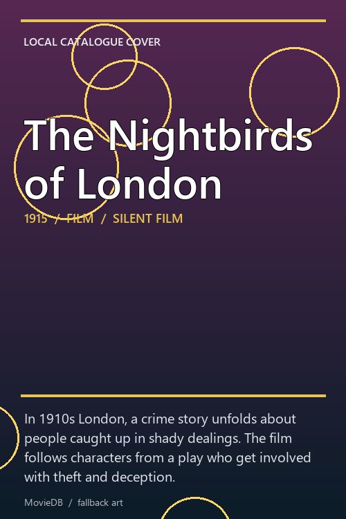 The Nightbirds of London poster