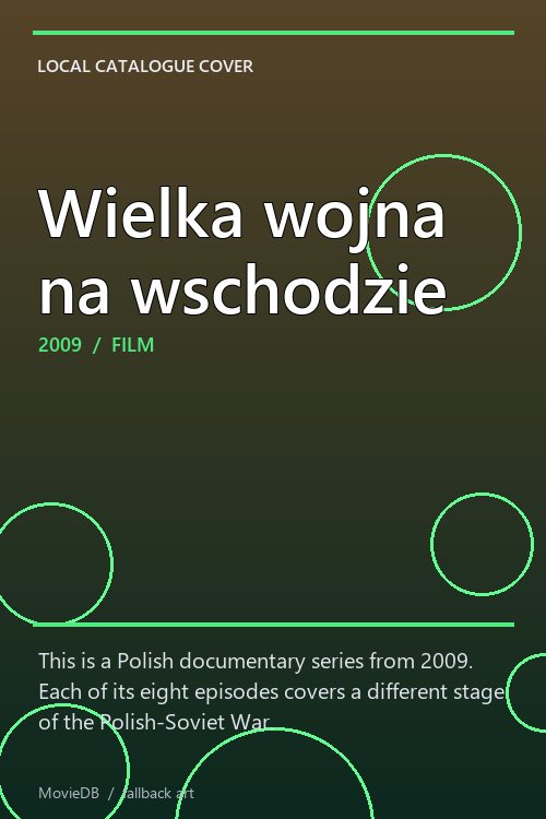 Wielka wojna na wschodzie poster