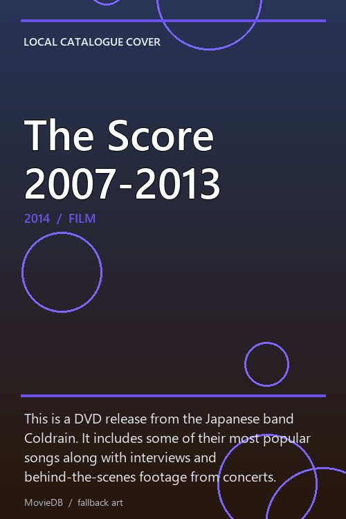 The Score 2007-2013 poster