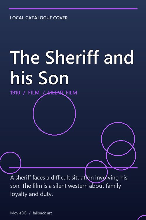 The Sheriff and his Son poster
