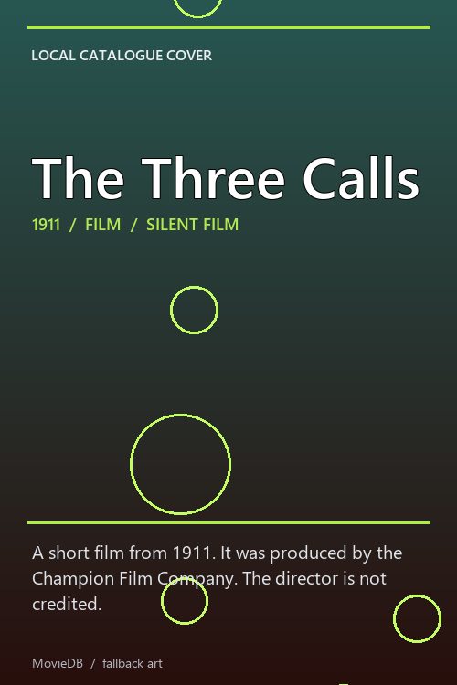 The Three Calls poster