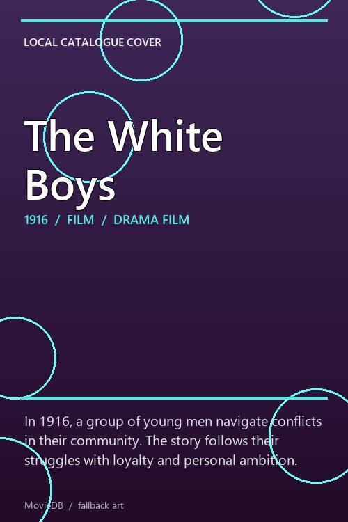 The White Boys poster