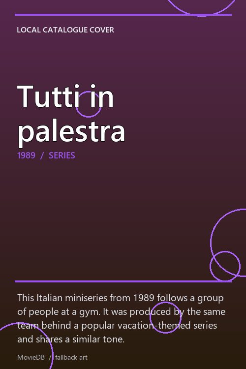 Tutti in palestra poster