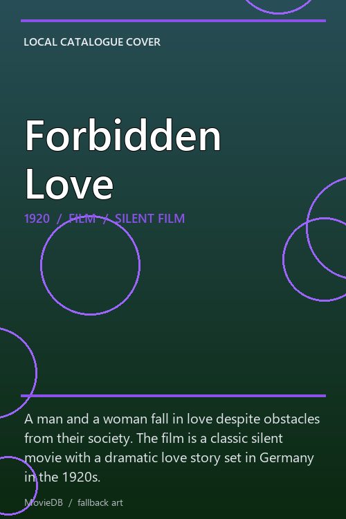 Forbidden Love poster
