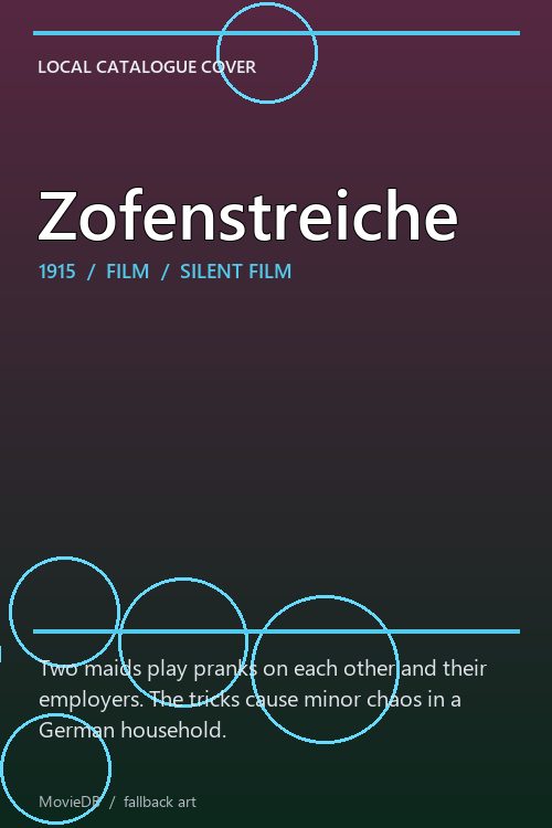 Zofenstreiche poster