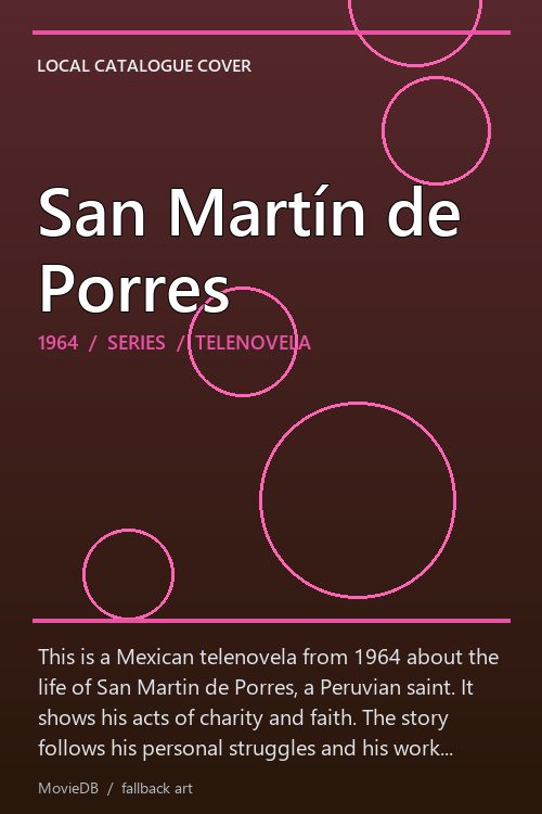 San Martín de Porres poster