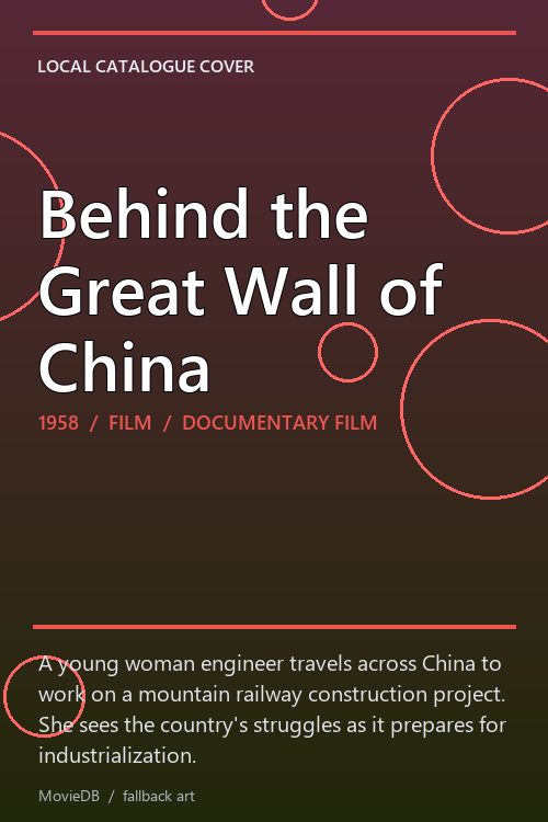 Behind the Great Wall of China poster