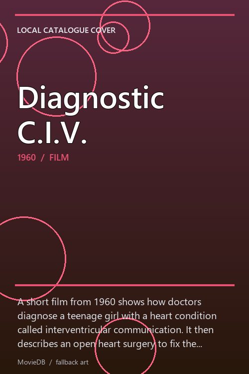 Diagnostic C.I.V. poster