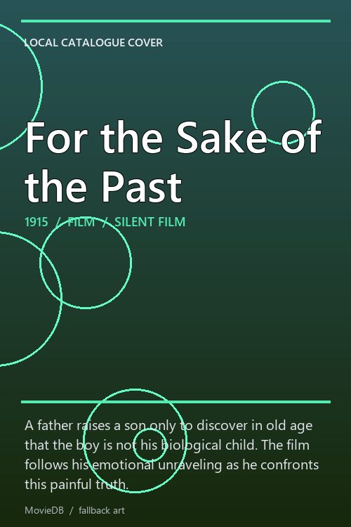 For the Sake of the Past poster