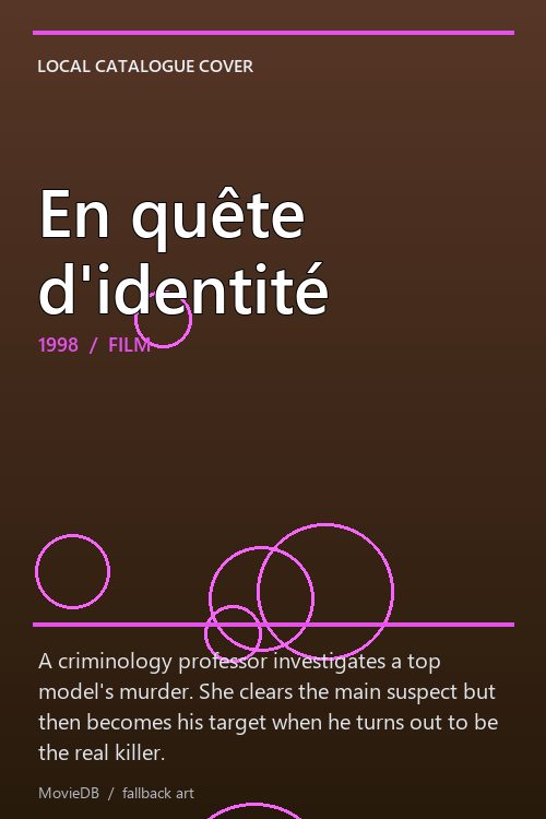 En quête d'identité poster
